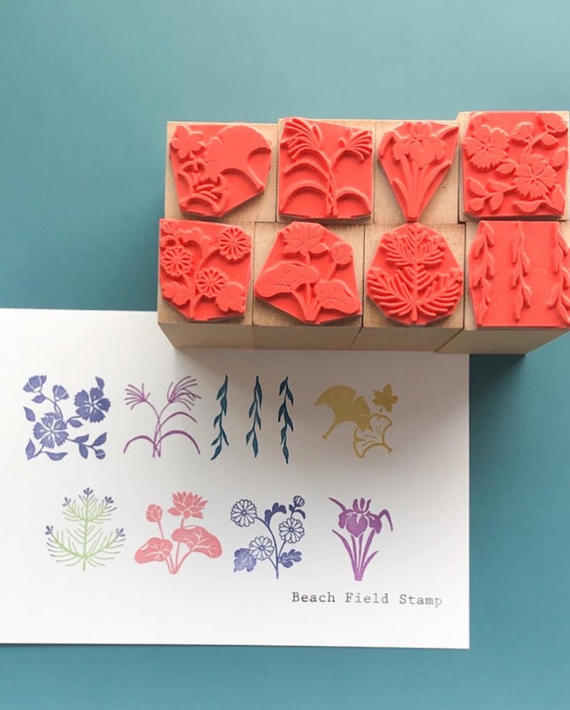 貓與女孩 木頭印章 - 印章/印台 - 其他材質 