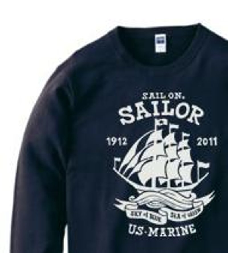 Sail On, Sailor ★ Marin trainer [order product] - Men's T-Shirts & Tops - Cotton & Hemp Blue