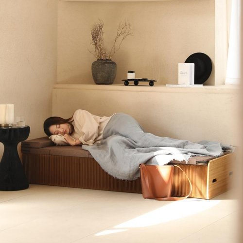 アコーディオンベッド Kraft Paper アコーディオンクラフトベッド シンプル モダン