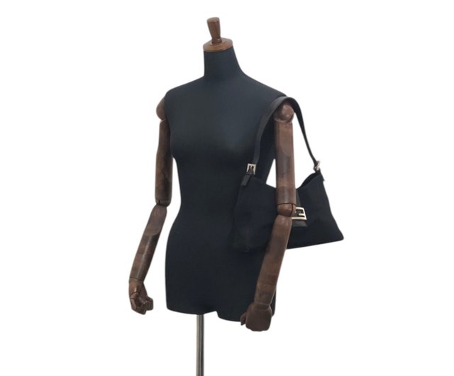 日本直送名牌中古包】FENDI フェンディマンマバケットショルダー