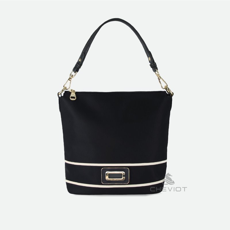 【CHEVIOT】Jazz Diva Series Handbag-19129 - กระเป๋าถือ - ไนลอน สีดำ