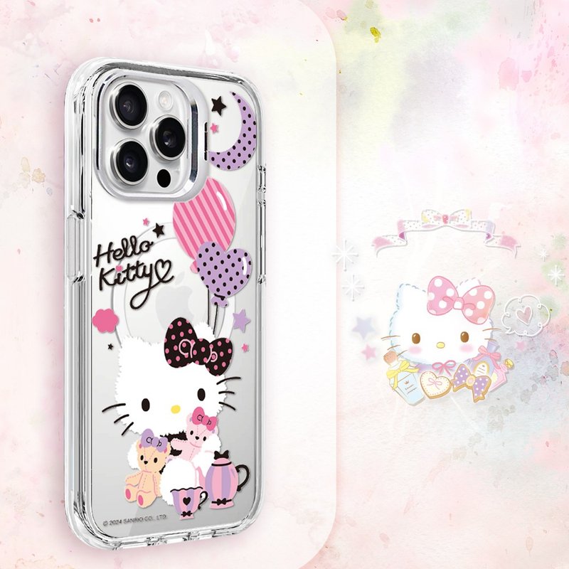 Sanrio iPhone full range of shockproof dual-material invisible stand magnetic phone cases - Katie stays up all night - Phone Cases - Other Materials Multicolor