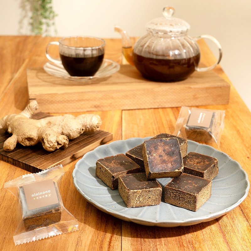 塊塊好黑糖-黑糖老薑(12顆入) - 蜂蜜/黑糖 - 其他材質 咖啡色