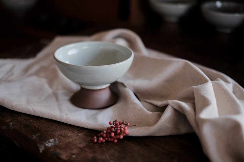 高腳杯 l 青瓷 l 點心杯 - 其他杯子 - 陶 綠色