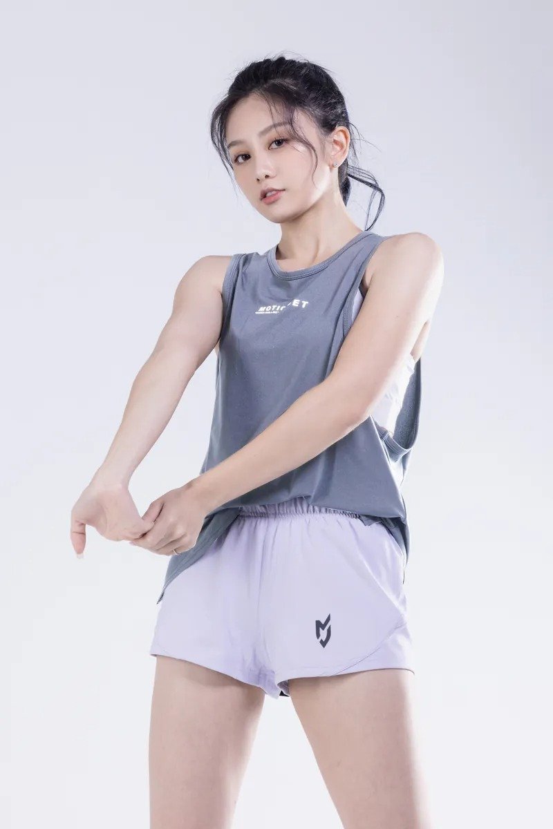 MJ Super Elastic Antibacterial Sports Vest Gray S-3XL - ชุดกีฬาผู้ชาย - วัสดุอื่นๆ 