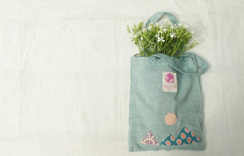 Moon Bag (L) - Handbags & Totes - Cotton & Hemp Multicolor
