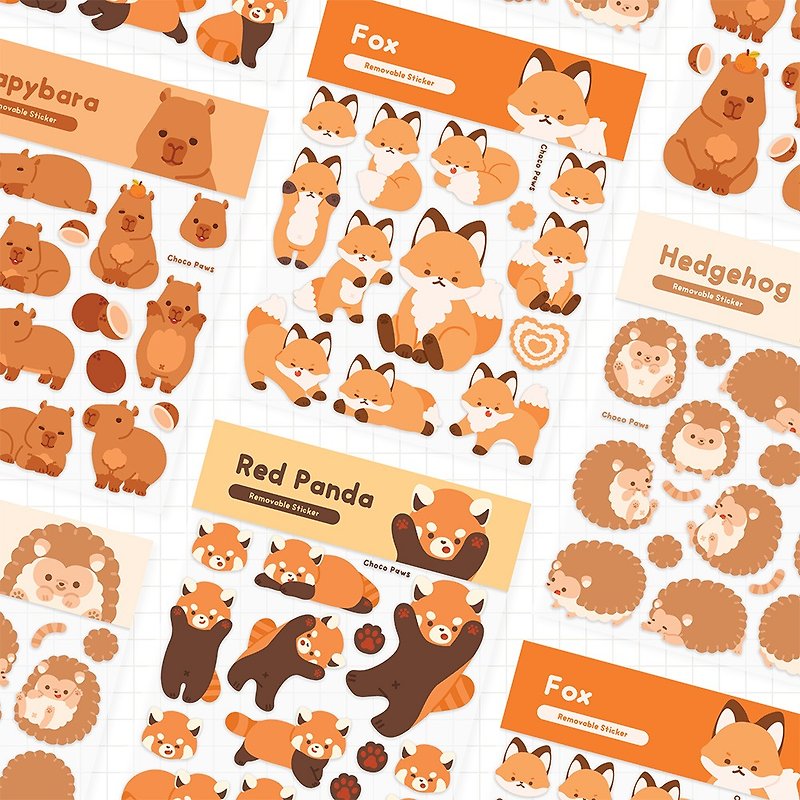 Autumn collection - Sticker sheet - สติกเกอร์ - วัสดุกันนำ้ 