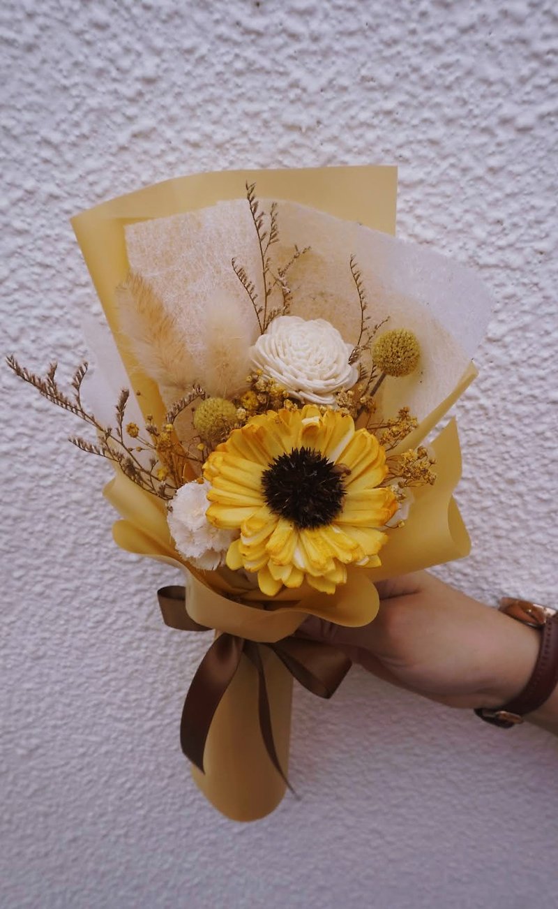 Sunflower sunflower bouquet comes with carrying bag - Dried Flowers & Bouquets - Plants & Flowers 