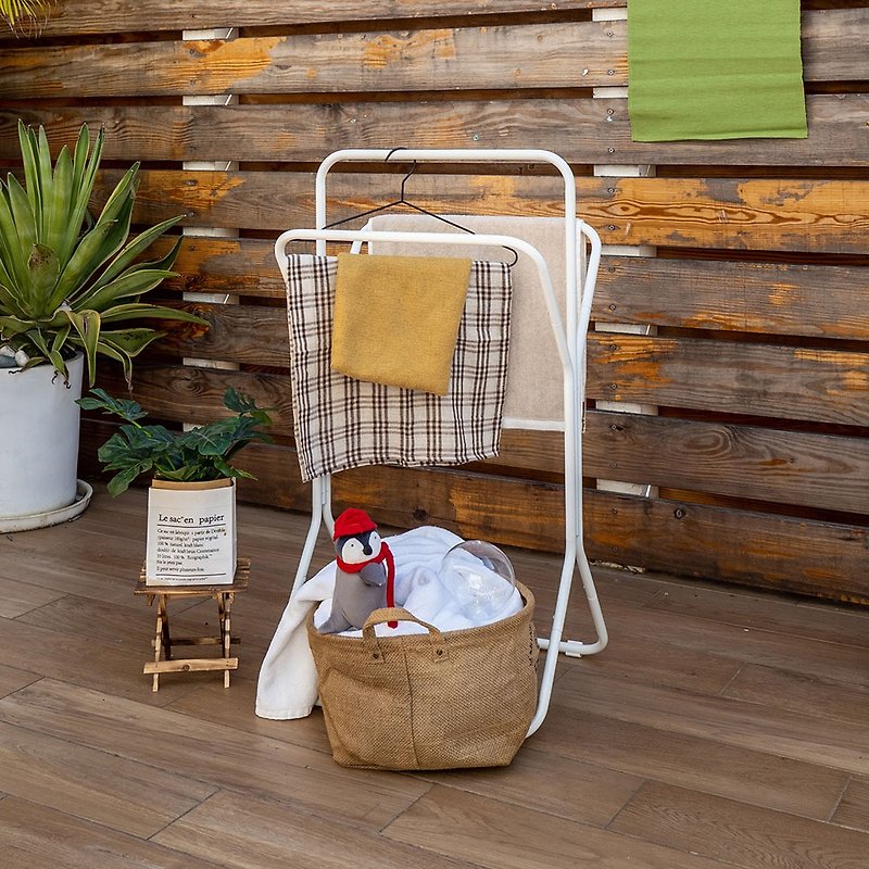 Streamlined Towel Rack-White/Home Storage - ชั้นวาง/ตะกร้า - โลหะ ขาว