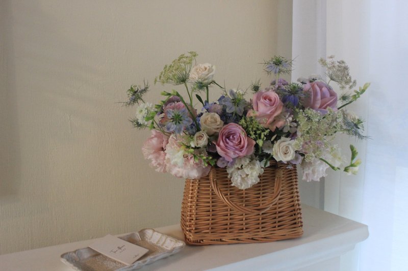 季節鮮花花籃課 Seasonal Flower Basket - 植栽/花藝 - 植物．花 