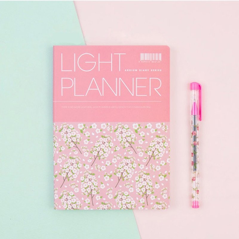 2018 ARDIUM LIGHT PLANNER 行事曆/手帳 - 粉嫩櫻花 - 筆記本/手帳 - 紙 粉紅色