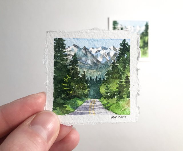 Original hotsell small watercolor painting