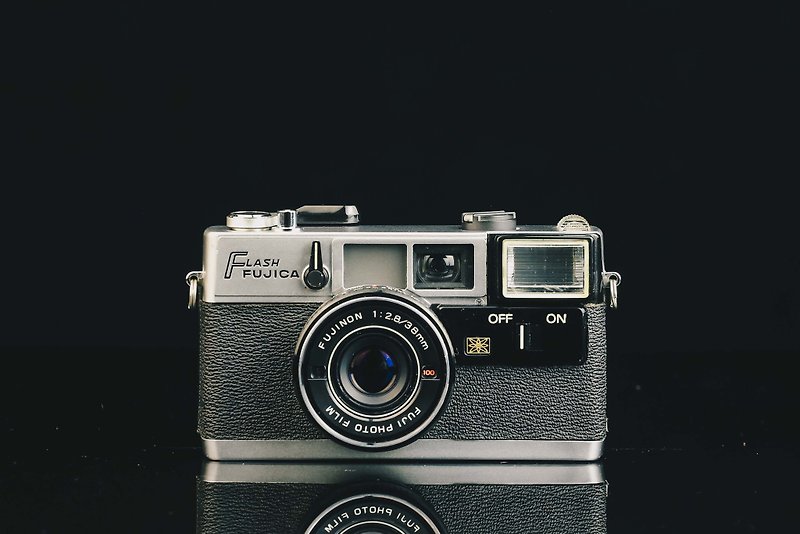 FUJICA FLASH DATE #1529 #135 film camera - กล้อง - โลหะ สีดำ