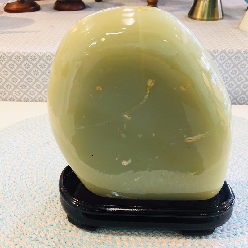 Italian Jade Natural Rough Stone Natural Texture Ornament A367 - Items for Display - Jade 