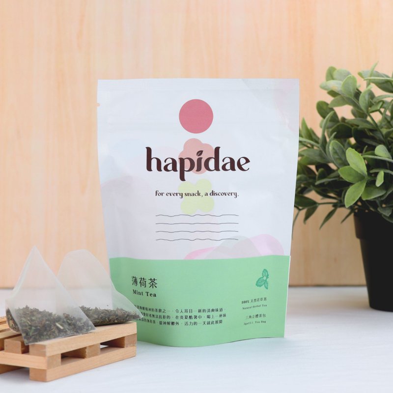 【hapidae】Mint tea decaffeinated tea series herbal tea (tea bag/2g/15pcs) - Tea - Other Materials 