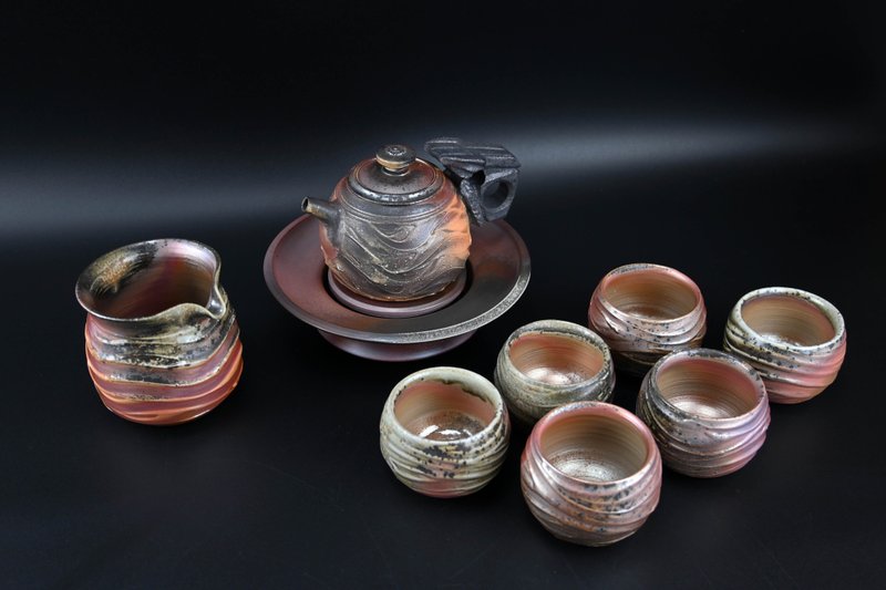 柴燒正把茶壺【臻麟陶藝】 - 茶壺/茶杯/茶具 - 陶 