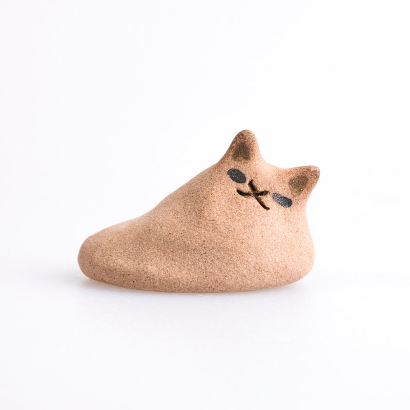 貓是液體系列—懶懶貓 - 擺飾/家飾品 - 陶 橘色