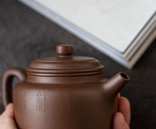 送禮紫砂壺茶壺德钟全手工200cc 原矿极品文革料正宗润泽器型壺