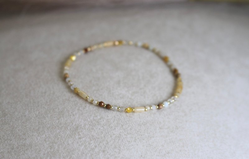 Bracelet Yellow Aventurine Blonde Citrine - Good things are coming soon - - Bracelets - Gemstone Yellow