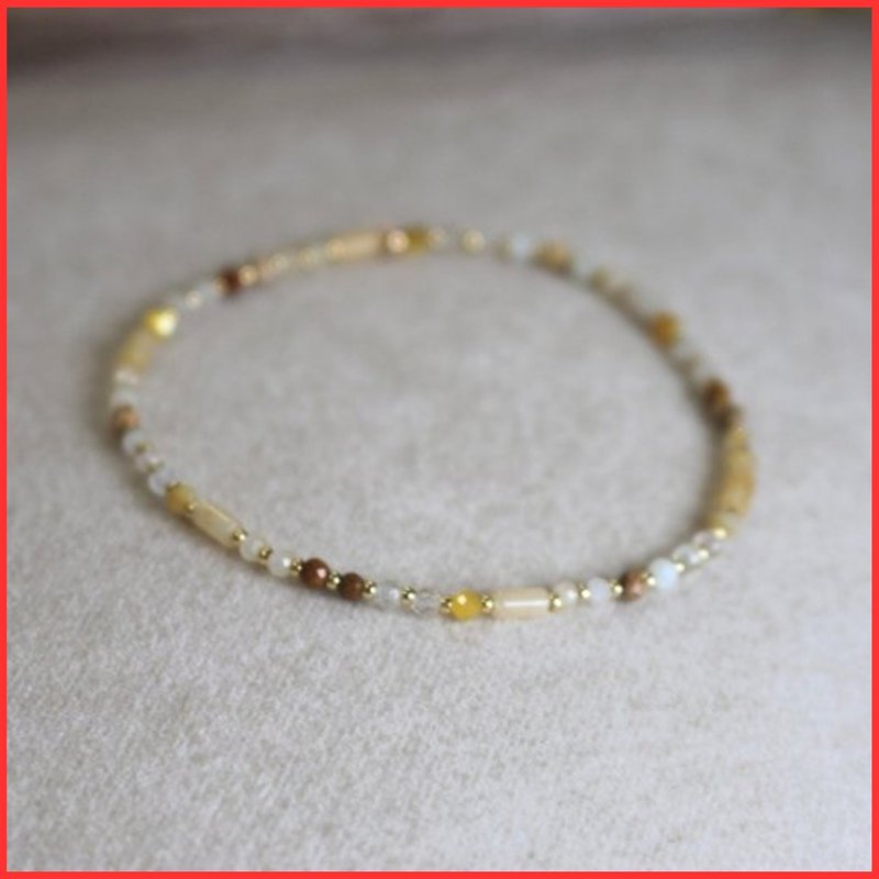 Bracelet Yellow Aventurine Blonde Citrine - Good things are coming soon - - Bracelets - Gemstone Yellow