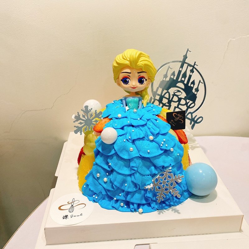 冰雪奇緣 艾莎公主 公主蛋糕 客製化蛋糕 鑠甜點 生日蛋糕 紀念日 - 蛋糕/甜點 - 新鮮食材 