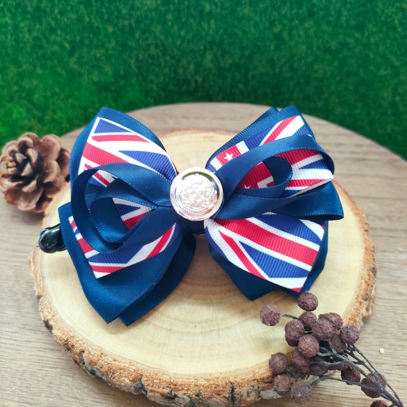 British Style Handmade Banana Clip Spring Clip- Academy Series - Hair Accessories - Other Materials Blue