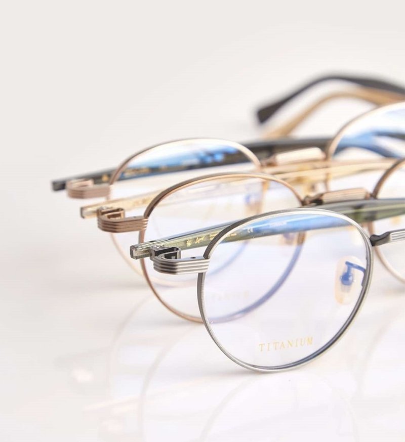 Oval shape Extremely Functional crafted frame : Flexible S-Curve - กรอบแว่นตา - วัสดุอื่นๆ สีเทา