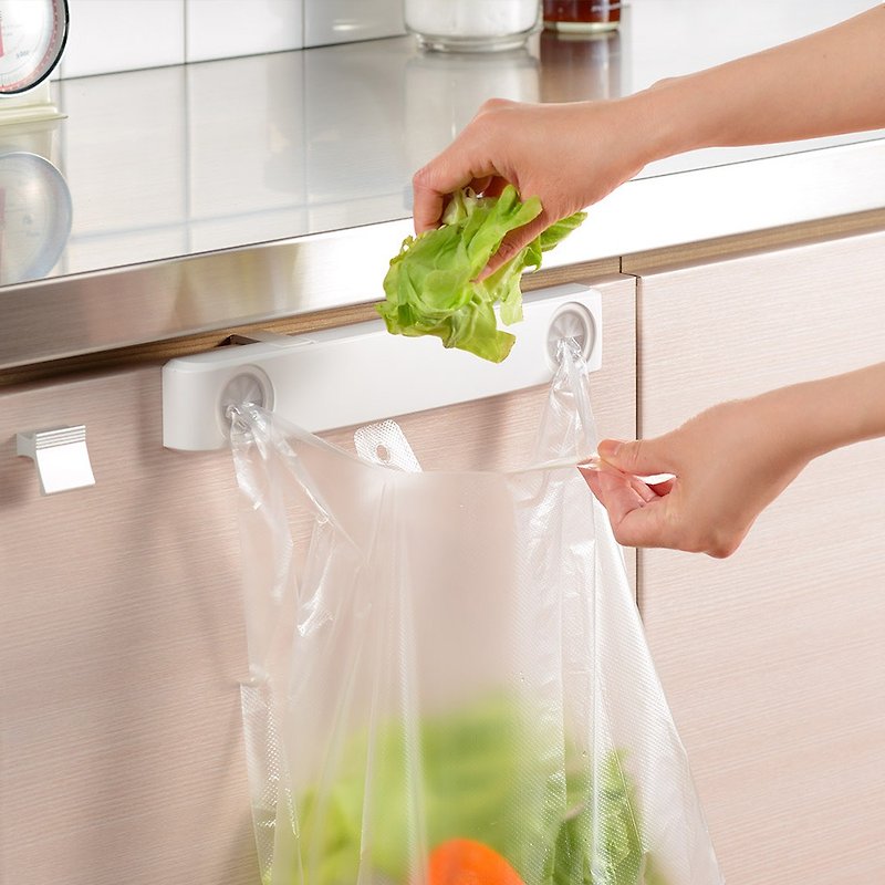[Must-have for Cooking Experts] Japanese AUX Storage Bag Holder - White - Storage - Resin White