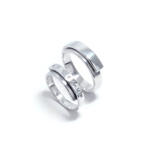 Ciao金工-Jewelry Design 文化幣金工手作課程 純銀戒指【重疊】素面交疊戒指