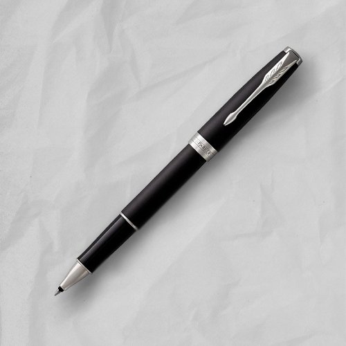 文聚 PARKER 派克 卓爾系列 霧黑白夾 鋼珠筆 免費刻字