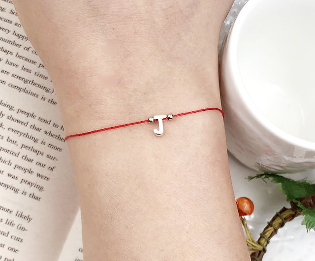 Sterling Silver English Letters Your Name Red String Red String