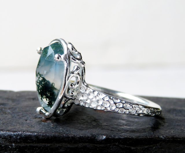 モスアゲートリング / Moss Agate Ring - ショップ NATSU WORKS リング