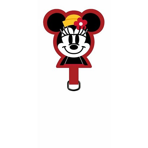 The Hood Pinkoi 旗艦店 Disney迪士尼米妮老鼠手機掛繩連夾片 6mm / 10mm 掛繩