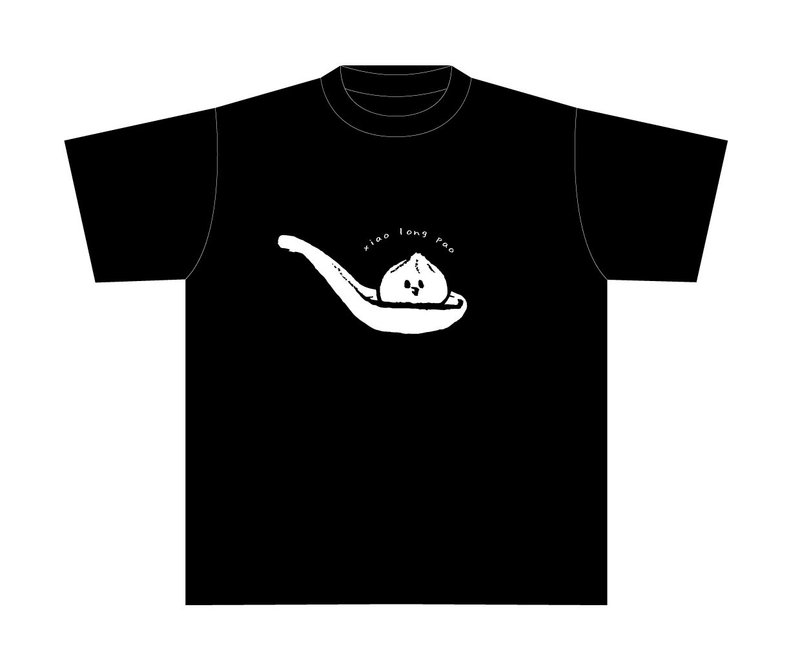 しょうろんぽうTシャツ - 男 T 恤 - 絲．絹 黑色