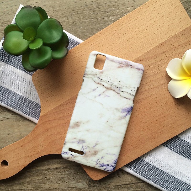 Purple and brown marble texture. Matte Case (iPhone, HTC, Samsung, Sony) - เคส/ซองมือถือ - อะคริลิค ขาว