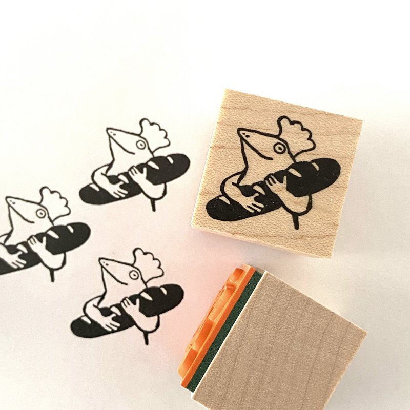 Stamp Frog Bakery - Stamps & Stamp Pads - Wood Khaki