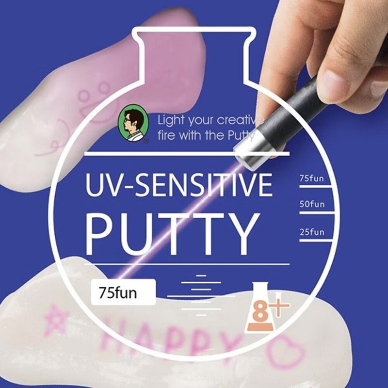 科學黏土(UV變色) - 寶寶/兒童玩具/玩偶 - 矽膠 