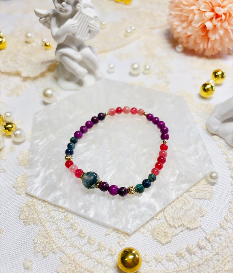 Feng Wu Nao Cai Crystal Bracelet - สร้อยข้อมือ - คริสตัล หลากหลายสี