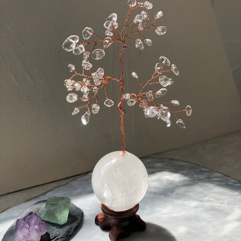 The Practical Heart of the White Crystal Tree [Energy Crystal Guardian] - ของวางตกแต่ง - คริสตัล ขาว