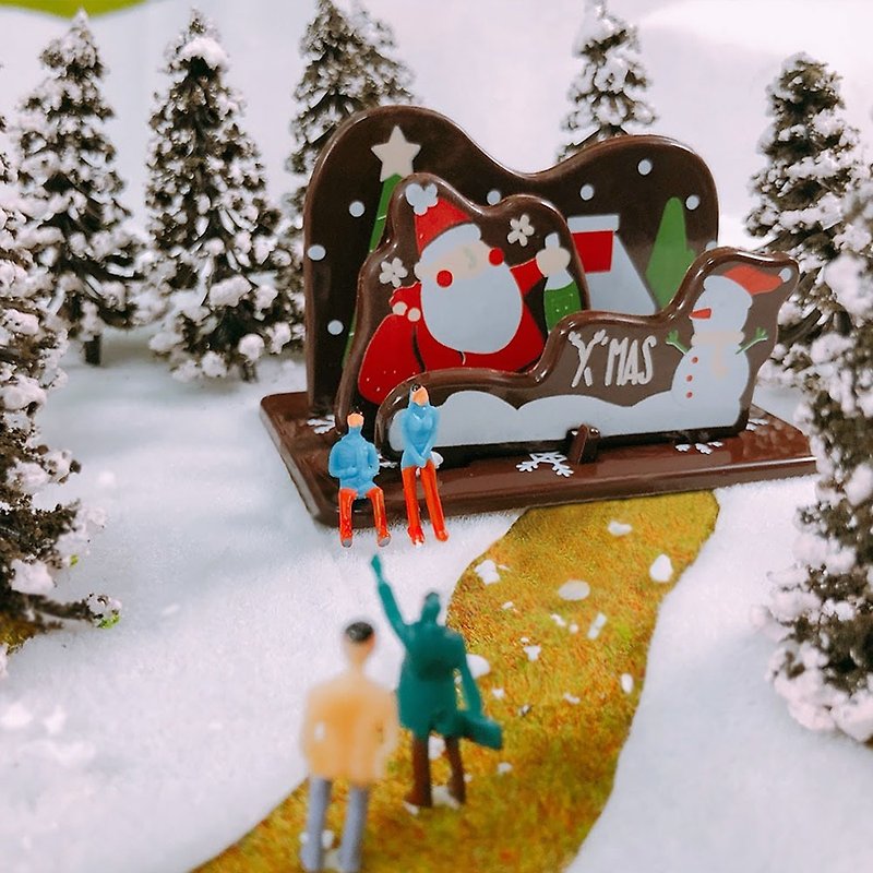 Three-dimensional Jigsaw Christmas Chocolate-Limited 3 sets/piece (53g/bag) - ช็อกโกแลต - อาหารสด 