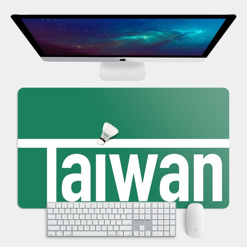 TAIWAN 金牌 大尺寸 電競滑鼠墊 餐墊 辦公桌墊 PS008 - 滑鼠墊 - 橡膠 綠色