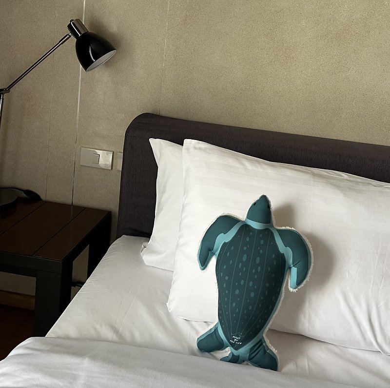 Turtle Cushion Size S - 枕頭/抱枕 - 聚酯纖維 綠色
