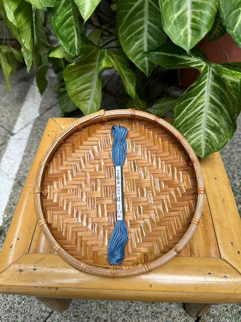 藍染25番刺繡棉線(3) - 編織/刺繡/羊毛氈/縫紉 - 棉．麻 