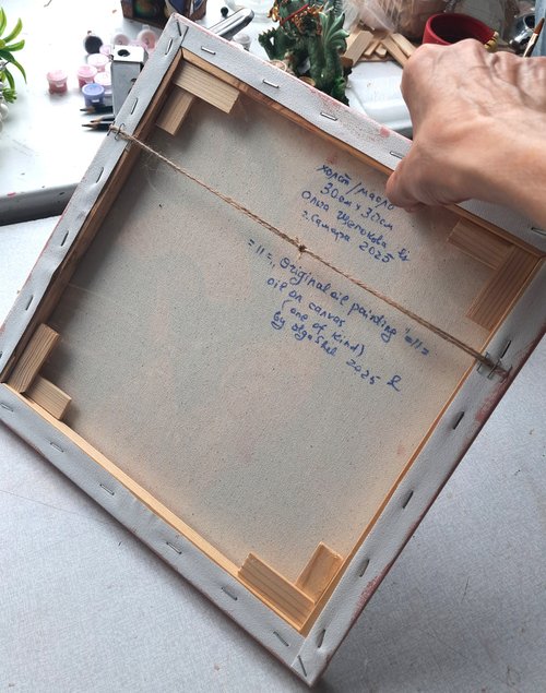 花瓶の中のバラの絵画 オリジナルアート 油絵 キャンバスに油彩