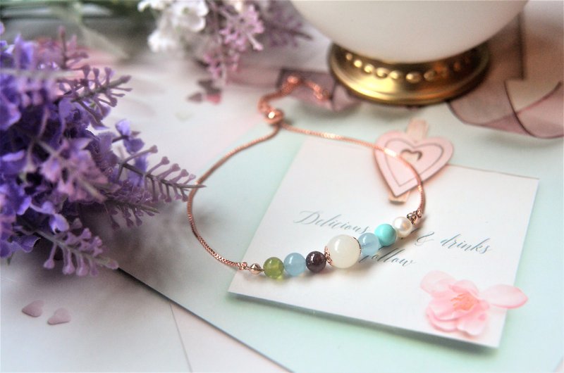 [Additional purchase] Birthstone - optional birthstone breast milk beads, lanugo beads jewelry bracelet - สร้อยข้อมือ - เงิน หลากหลายสี