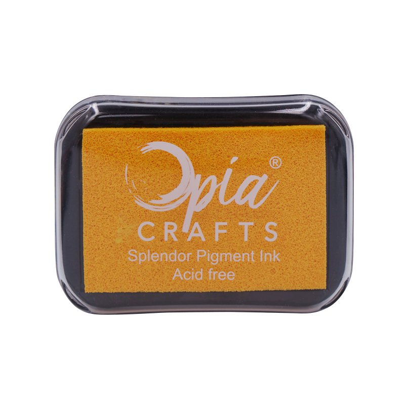 OPIA quick-drying oil-based stamp pad. Bright yellow - Stamps & Stamp Pads - Pigment Yellow