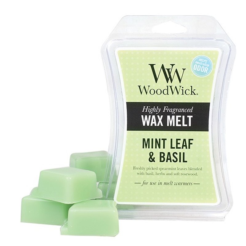 【VIVAWANG】 3oz Deodorant Scented Wax (Cool Basil) - Fragrances - Wax Green
