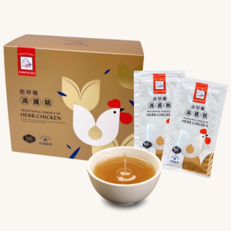 【日常保養】香草雞冷凍滴雞精禮盒 - 養生/保健食品/飲品 - 其他材質 