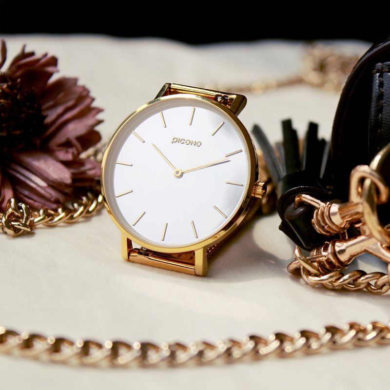 Mirror Ladies minimalist fashion collection / FX-25904 - Women's Watches - Other Metals 
