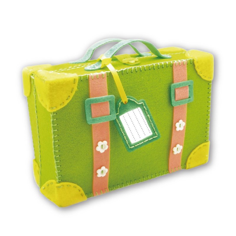 Fairy Land【材料包】一起去旅行手提箱-綠色 - 其他 - 其他材質 